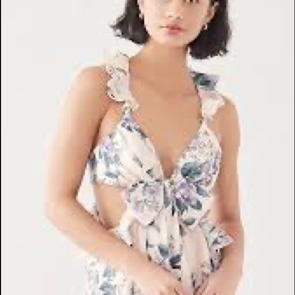Like new Zimmermann Cassia Ruffled Floral Mini Dress. Size: 0 - Picture 4 of 11